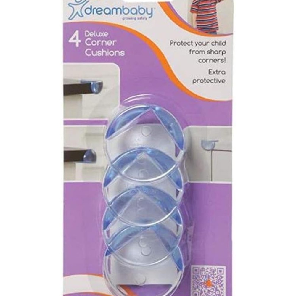 Dreambaby Deluxe Corner Cushions - Clear